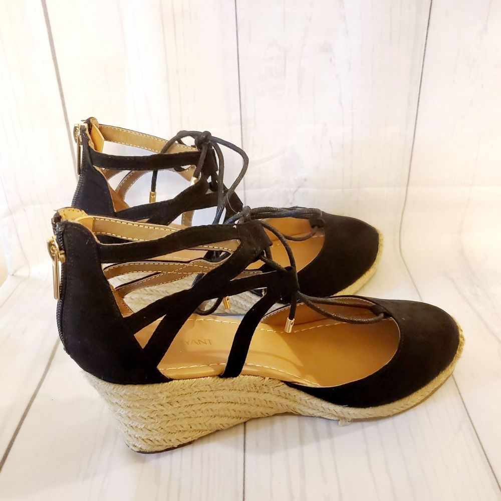 NWT Lane Bryant Wedge Espadrille Shoe Size 9W - Picture 5 of 8